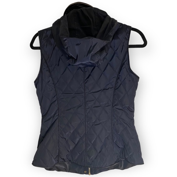 2for$35 NWOT ZARA Blue Puffer Vest with Hood Size Medium - Picture 16 of 16